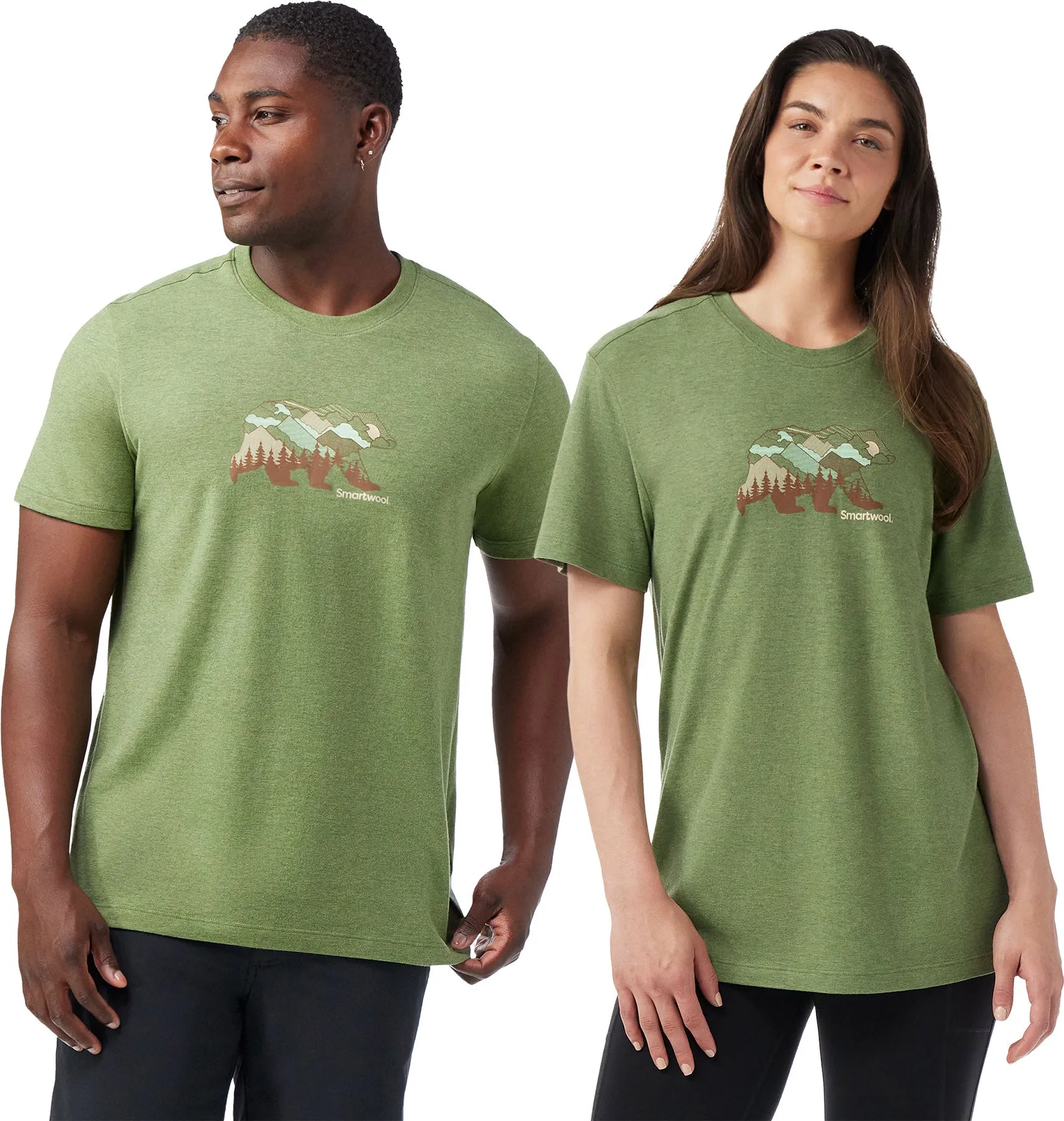 Bear View Short Sleeve Graphic T-Shirt - Unisex|-|T-shirt graphique à manches courtes Bear View - Unisexe sold by Altitude Sports product image thumbnail 2