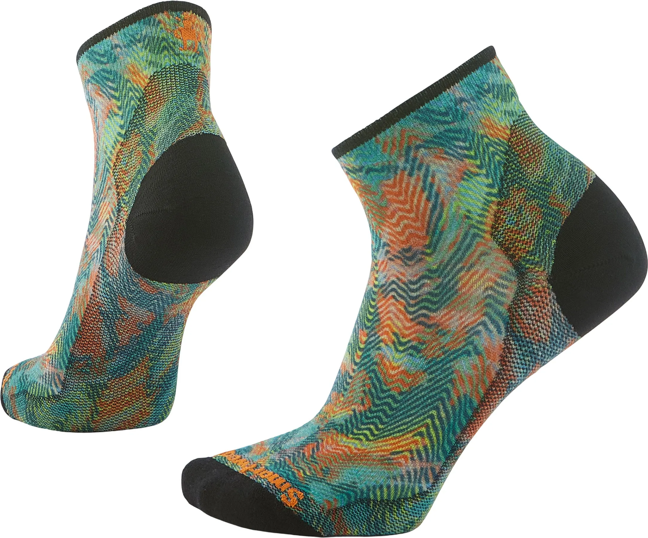 Bike Zero Cushion Jungle Music Print Ankle Socks - Women's|-|Chaussettes basses de vélo sans matelassage avec imprimé Jungle Music - Femme sold by Altitude Sports