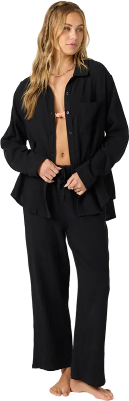 Leni Relaxed Fit Woven Long Sleeve Top - Women's|-|Haut tissé à manches longues coupe décontractée Leni - Femme sold by Altitude Sports