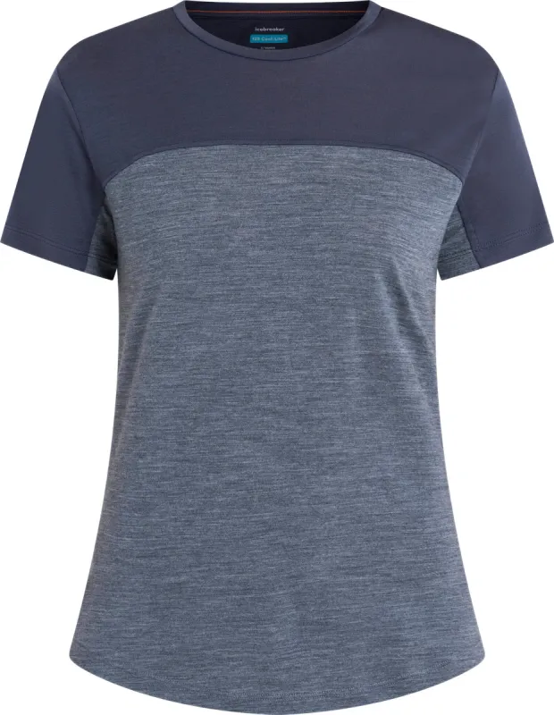 125 Cool-Lite Sphere III Merino Blend Colour Block T-Shirt - Women's|-|T-shirt à couleurs contrastantes en laine mérinos 125 Cool-Lite Sphere III - Femme sold by Altitude Sports