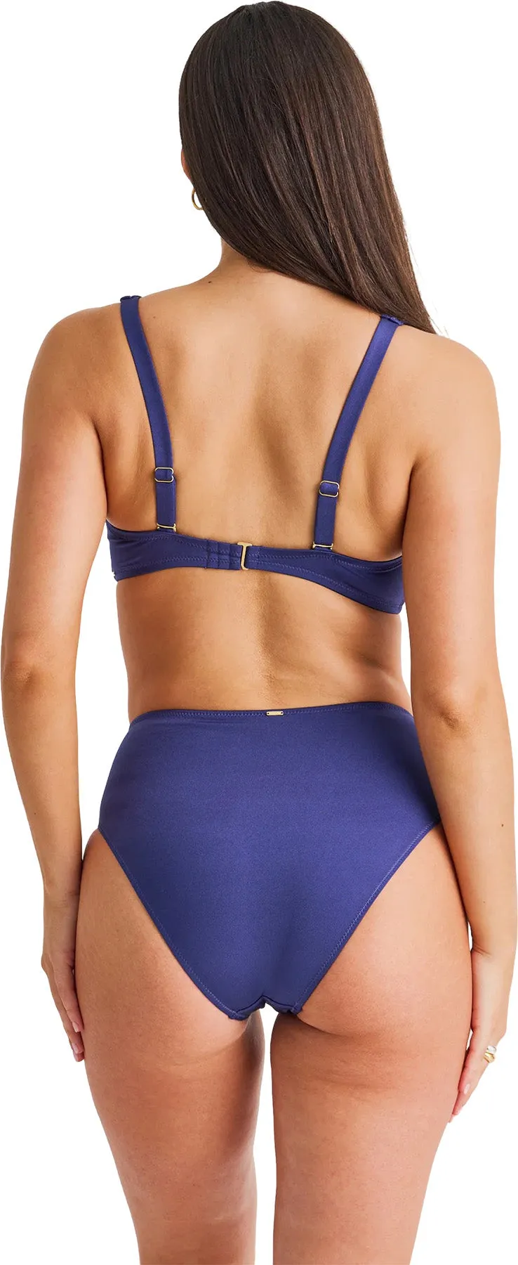 Deep V Mesh Insert Crop Bikini Top - Women's|-|Haut de bikini écourté à décolleté en V plongeant avec empiècement en filet - Femme sold by Altitude Sports product image thumbnail 3
