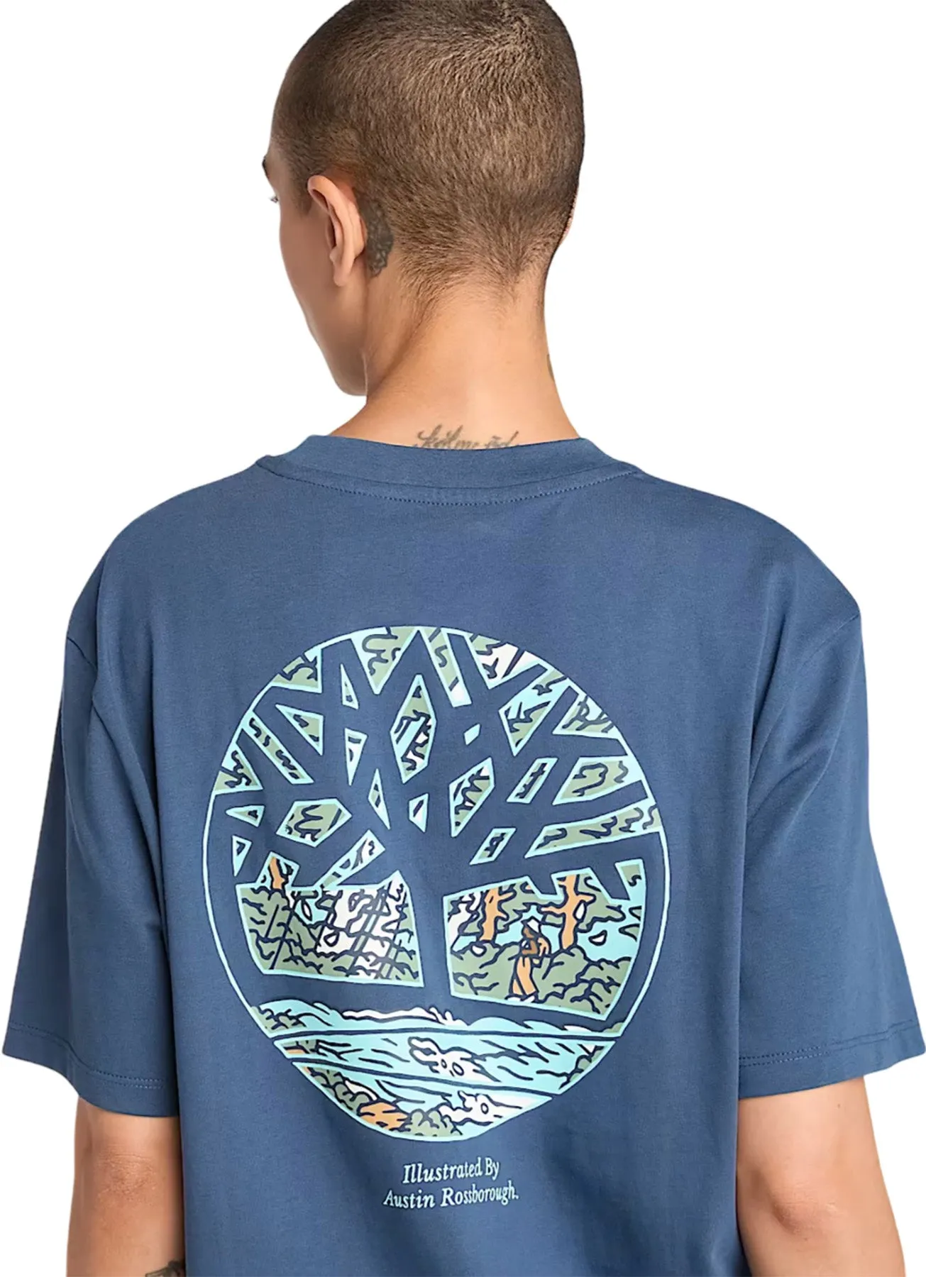 Illustrated Tree Logo Back Graphic T-Shirt - Men's|-|T-shirt graphique avec logo d'arbre illustré au dos - Homme sold by Altitude Sports product image thumbnail 4