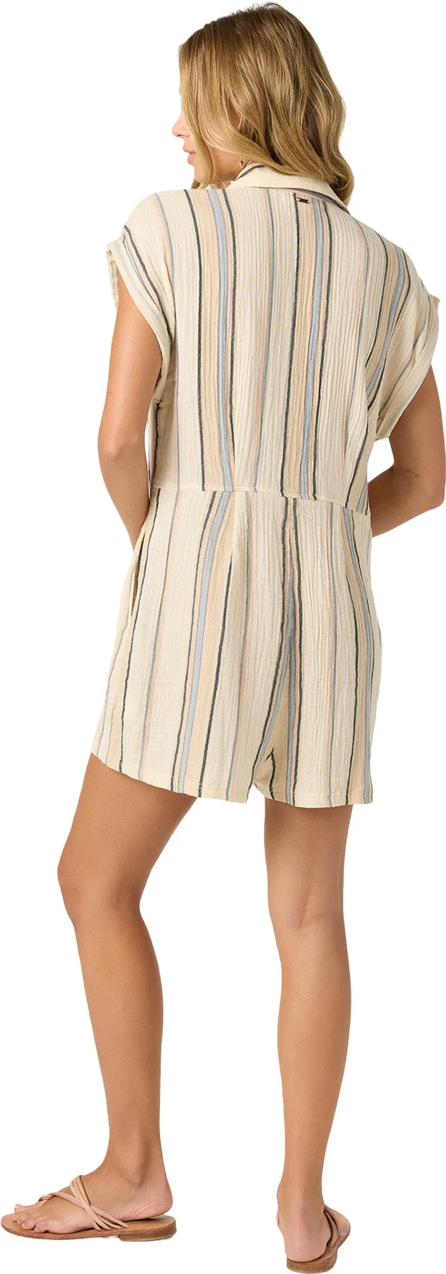 Kamilla Stripe Woven Romper - Women's|-|Combi-short tissée à rayures Kamilla - Femme sold by Altitude Sports product image thumbnail 2