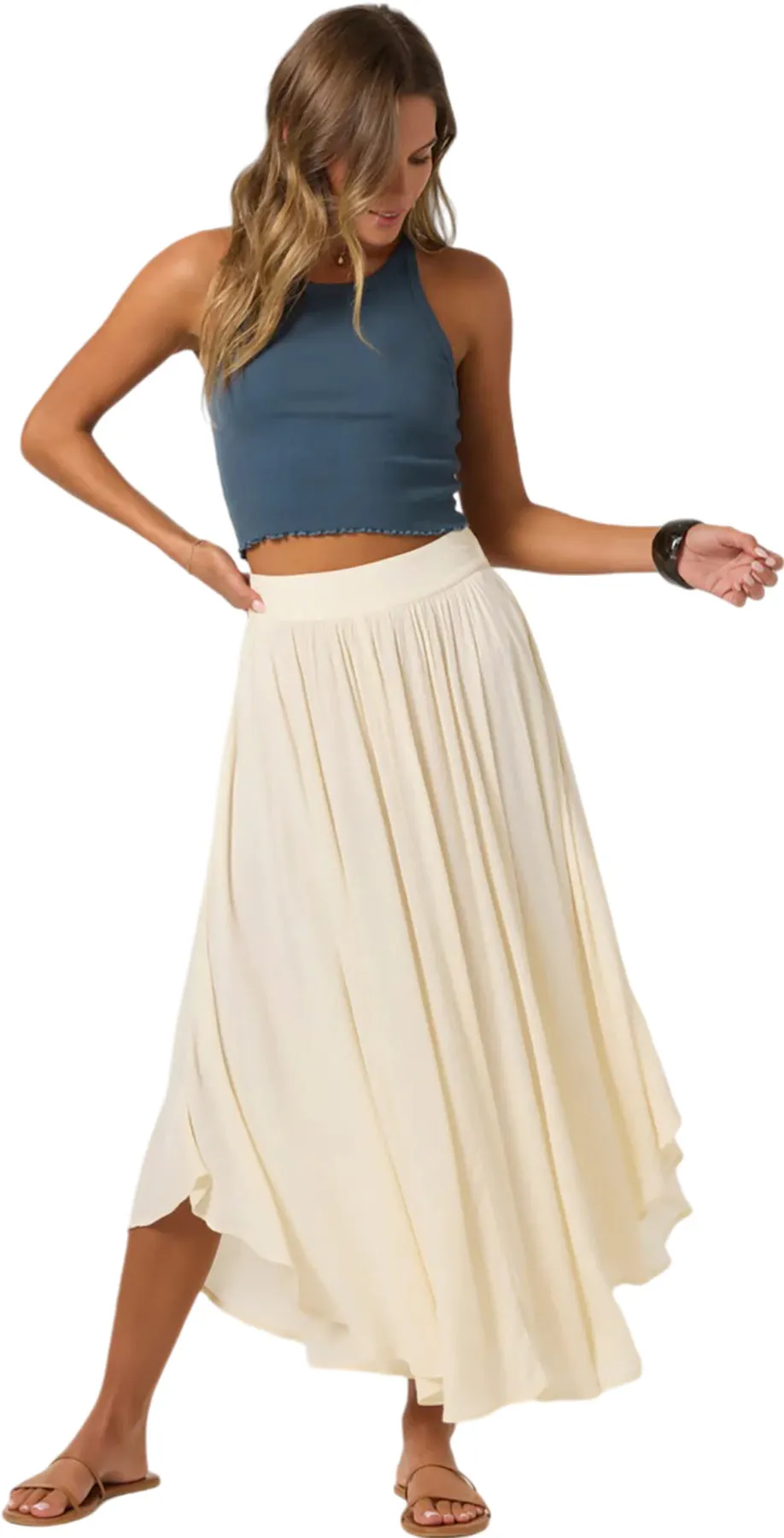 Marnie Solid Maxi Skirt - Women's |-|Jupe longue unie Marnie - Femme sold by Altitude Sports