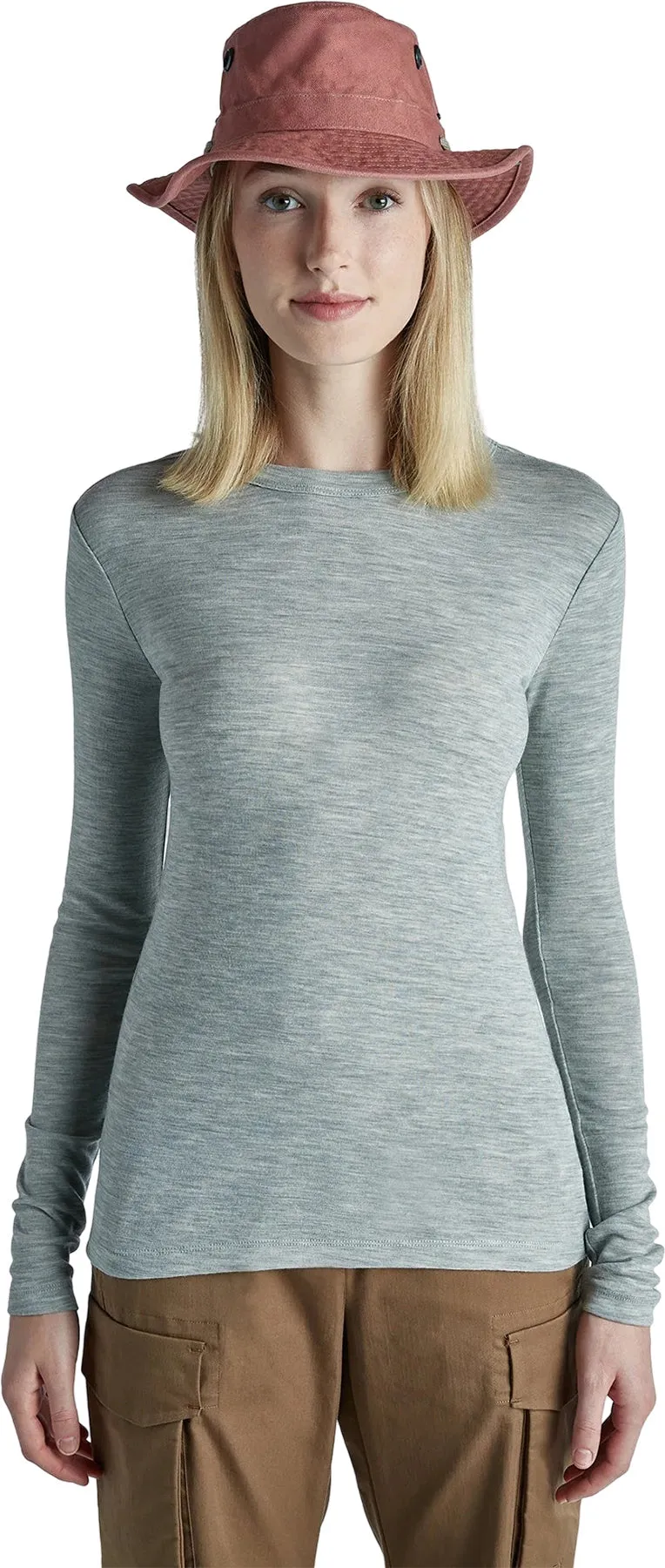 Rib Merino Long Sleeve T-Shirt - Women's|-|T-shirt à manches longues en mérinos côtelé - Femme sold by Altitude Sports product image thumbnail 3