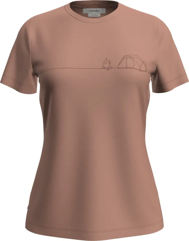 Merino 150 Tech Lite Single Line Camp Short Sleeve T-Shirt - Women's|-|T-shirt à manches courtes en mérinos 150 Tech Lite Single Line Camp - Femme sold by Altitude Sports