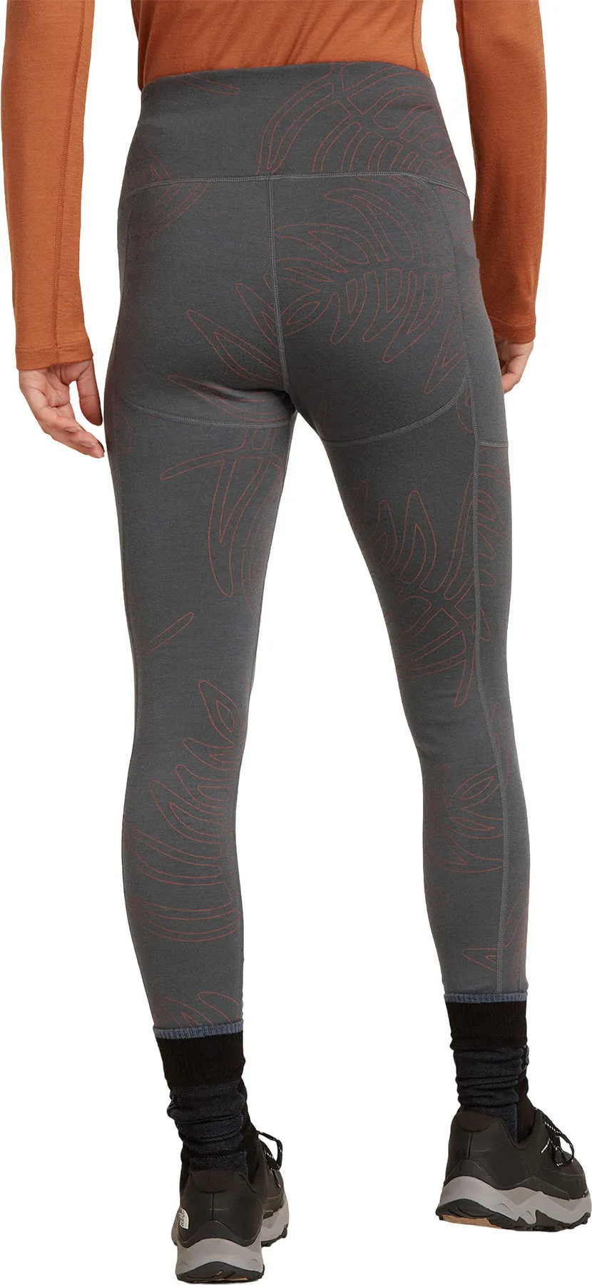Merino 260 Fastray Fresh Ferns High Rise Tights 25" - Women's|-|Collant taille haute en mérinos 260 Fastray Fresh Ferns 25" - Femme sold by Altitude Sports product image thumbnail 3