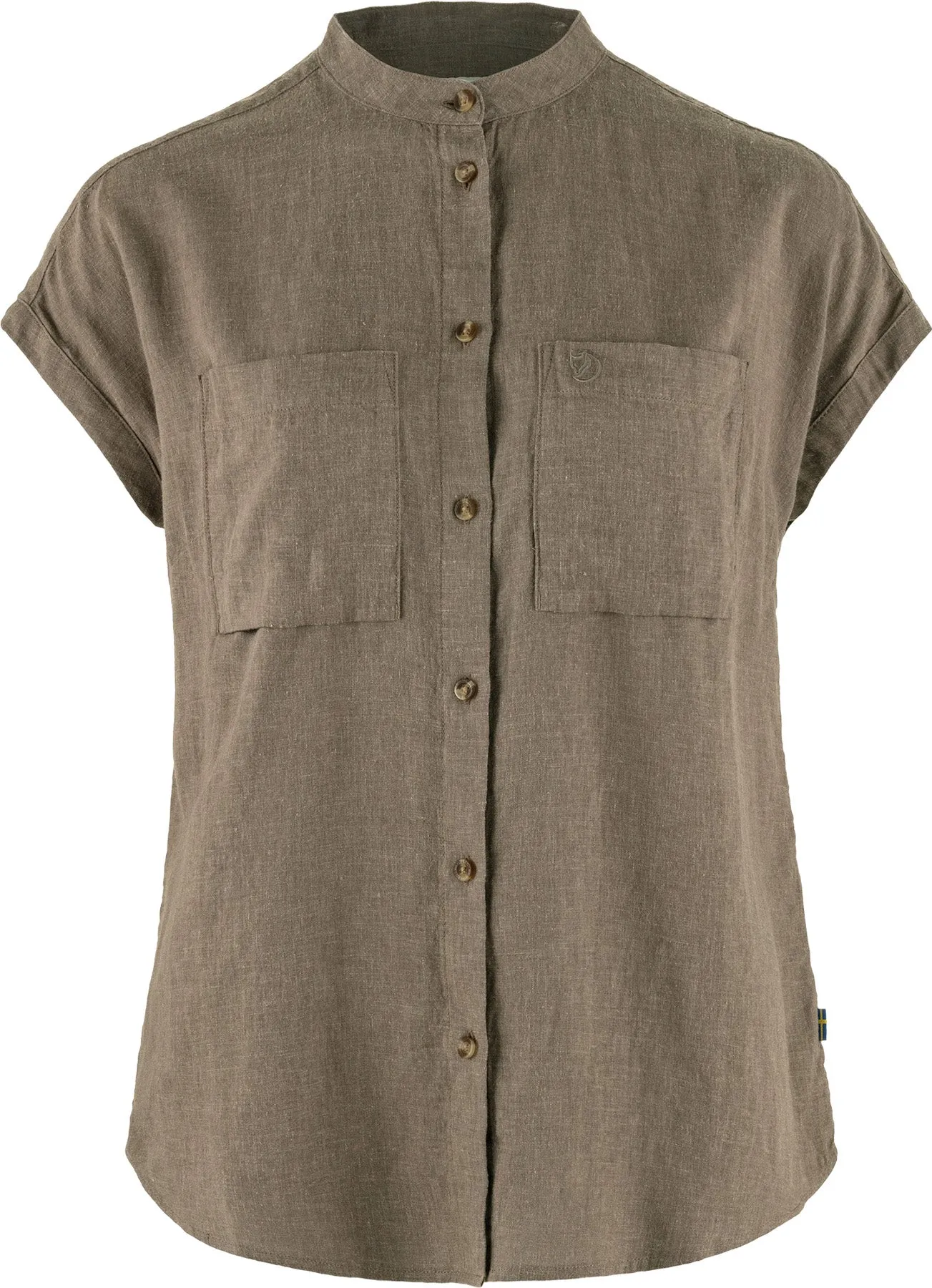 Övik Hemp Camp Short Sleeve Shirt - Women's|-|Chemise à manches courtes en chanvre Övik Camp - Femme sold by Altitude Sports