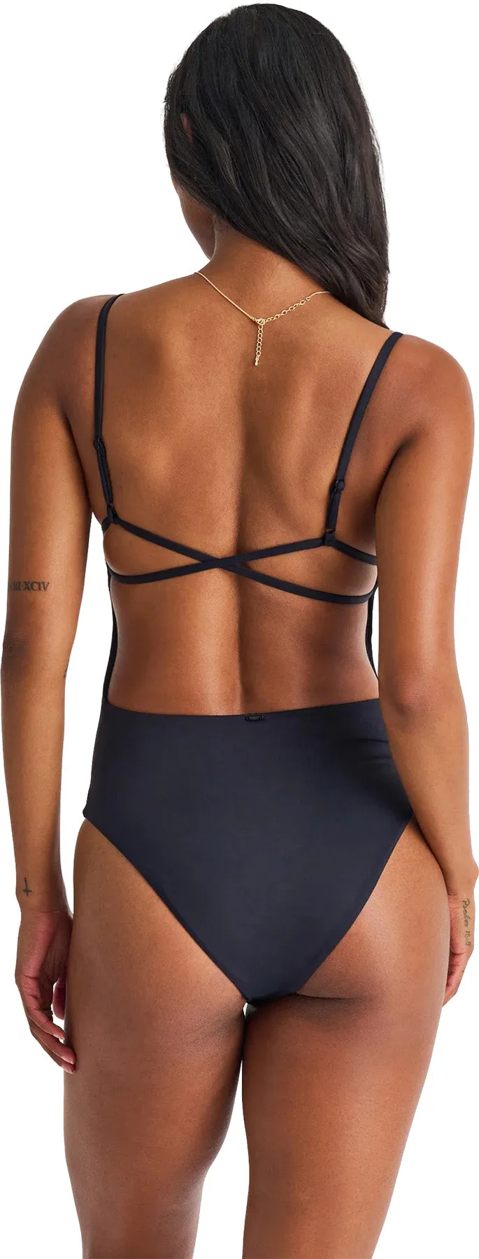 Extra High Leg Cami One-Piece Swimsuit - Women's|-|Maillot de bain une pièce style cami très échancré - Femme sold by Altitude Sports product image thumbnail 3