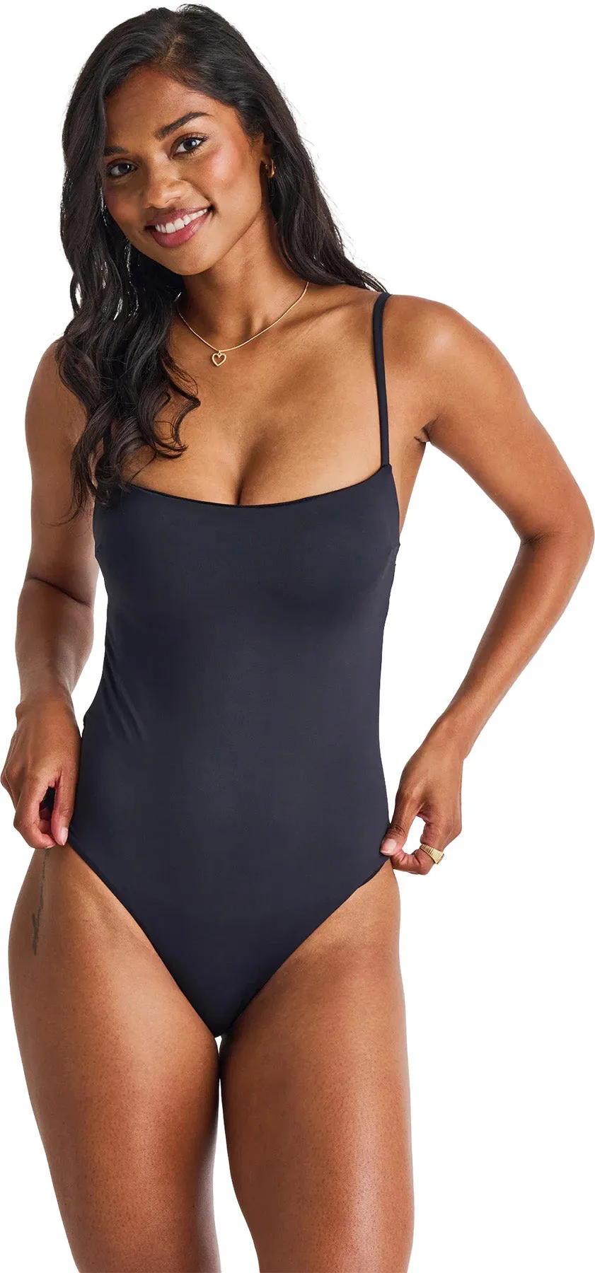 Extra High Leg Cami One-Piece Swimsuit - Women's|-|Maillot de bain une pièce style cami très échancré - Femme sold by Altitude Sports