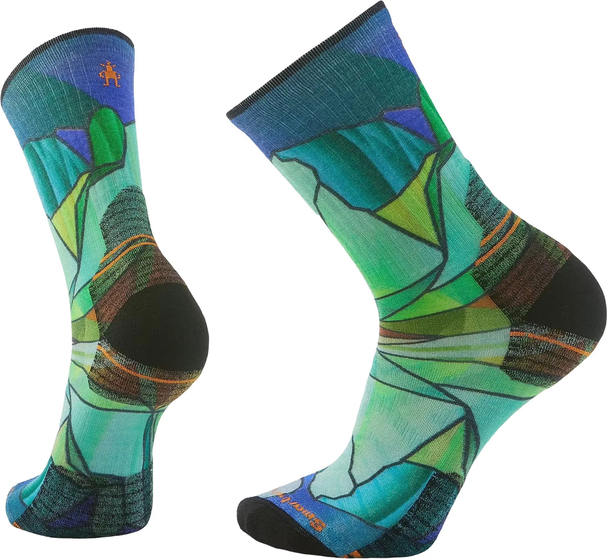Hike Targeted Cushion Mirror Mountain Print Crew Socks - Men's|-|Chaussettes de randonnée mi-mollet à coussin ciblé avec imprimé Mirror Mountain - Homme sold by Altitude Sports
