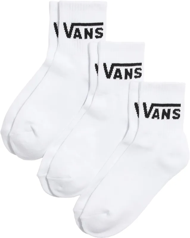 Classic 3 Pairs Half Crew Socks - Youth|-|Chaussettes demi-hauteur classiques 3 paires - Jeune sold by Altitude Sports