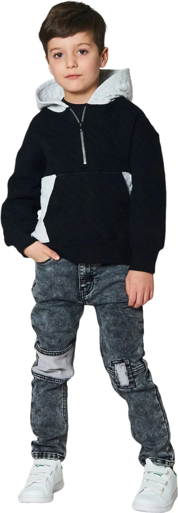Quilted Half Zip Top - Little Boy|-|Haut matelassé à demi-glissière - Petit garçon sold by Altitude Sports product image thumbnail 3