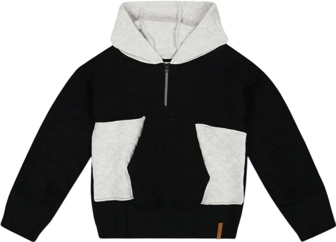 Quilted Half Zip Top - Little Boy|-|Haut matelassé à demi-glissière - Petit garçon made by deux par deux