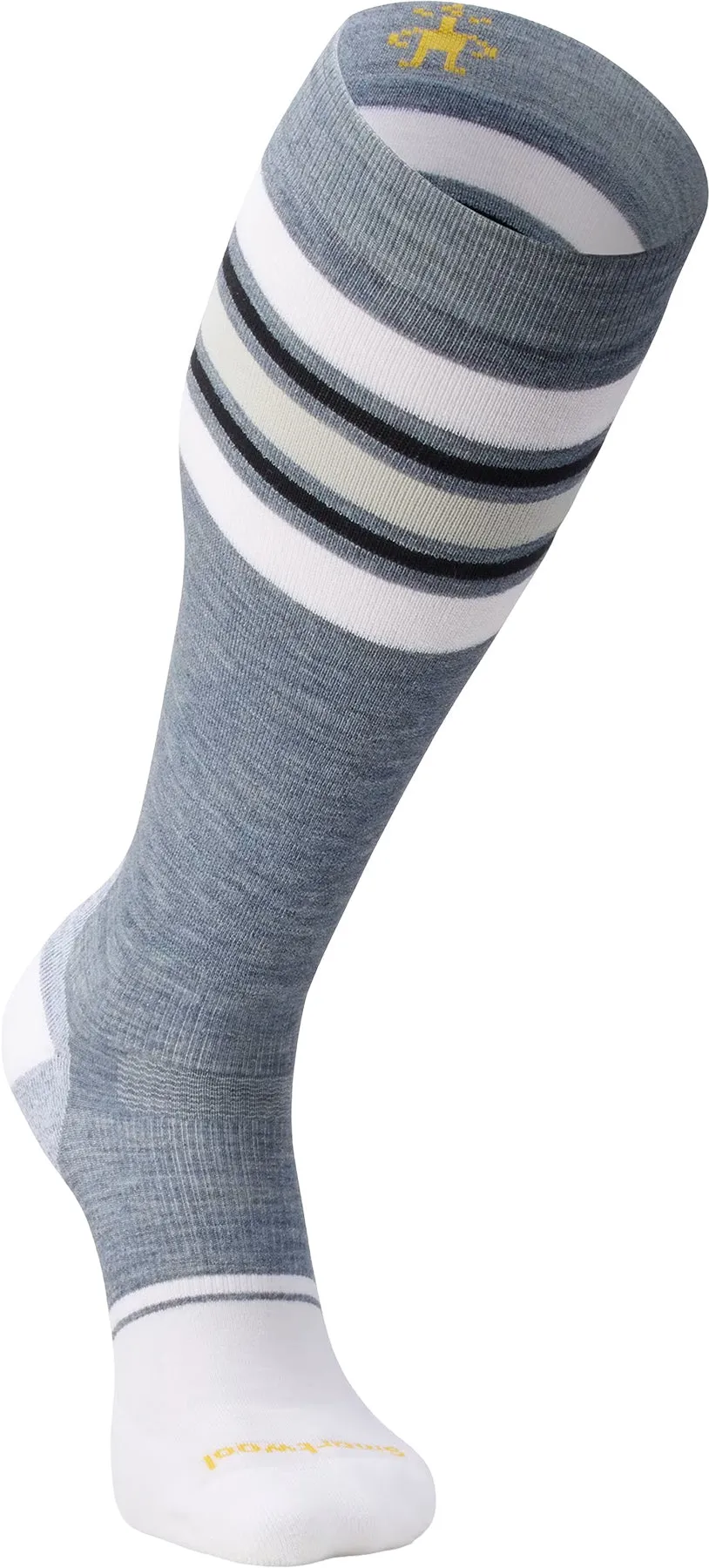 Snowboard Targeted Cushion Stripe Extra Stretch OTC Socks - Unisex|-|Chaussettes de planche à neige sous-genou rayée avec coussin ciblé et extensibilité accrue - Unisexe sold by Altitude Sports product image thumbnail 3