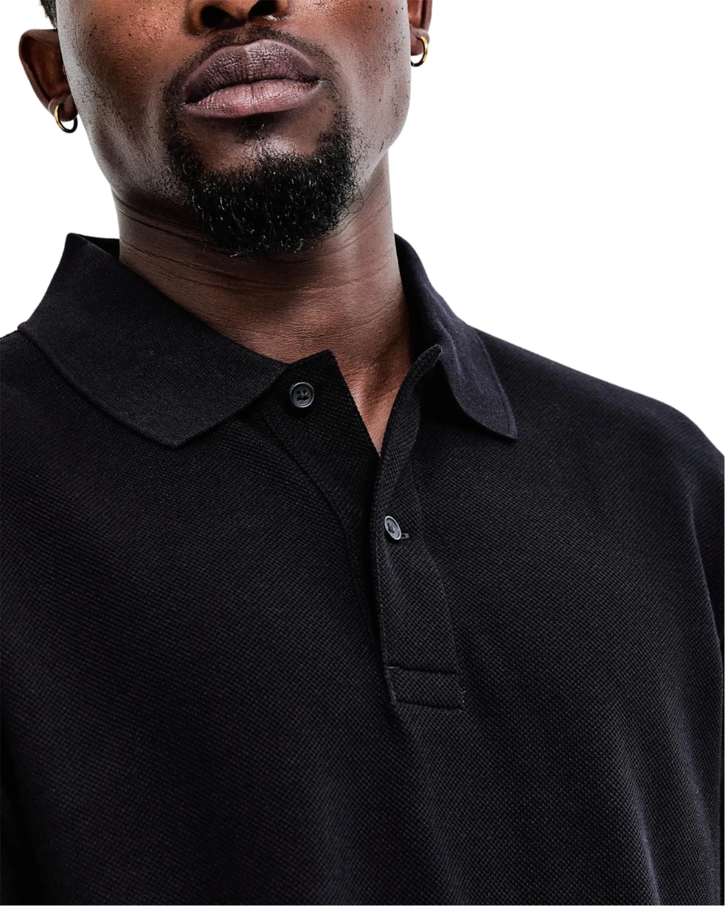 Athletic Pique Academy Long Sleeve Polo - Men's|-|Polo de à manches longues Athletic Pique Academy - Homme sold by Altitude Sports product image thumbnail 5