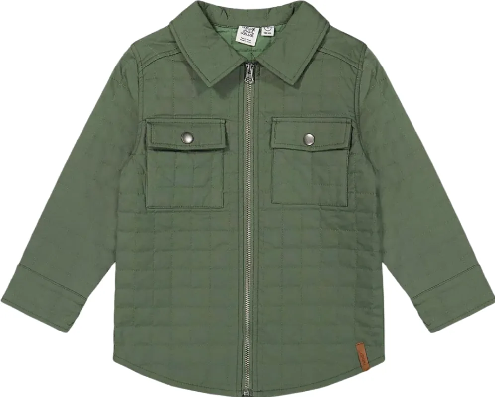 Quilted Canvas Overshirt with Pockets - Little Boy|-|Surchemise en toile matelassée avec poches - Petit garçon sold by Altitude Sports