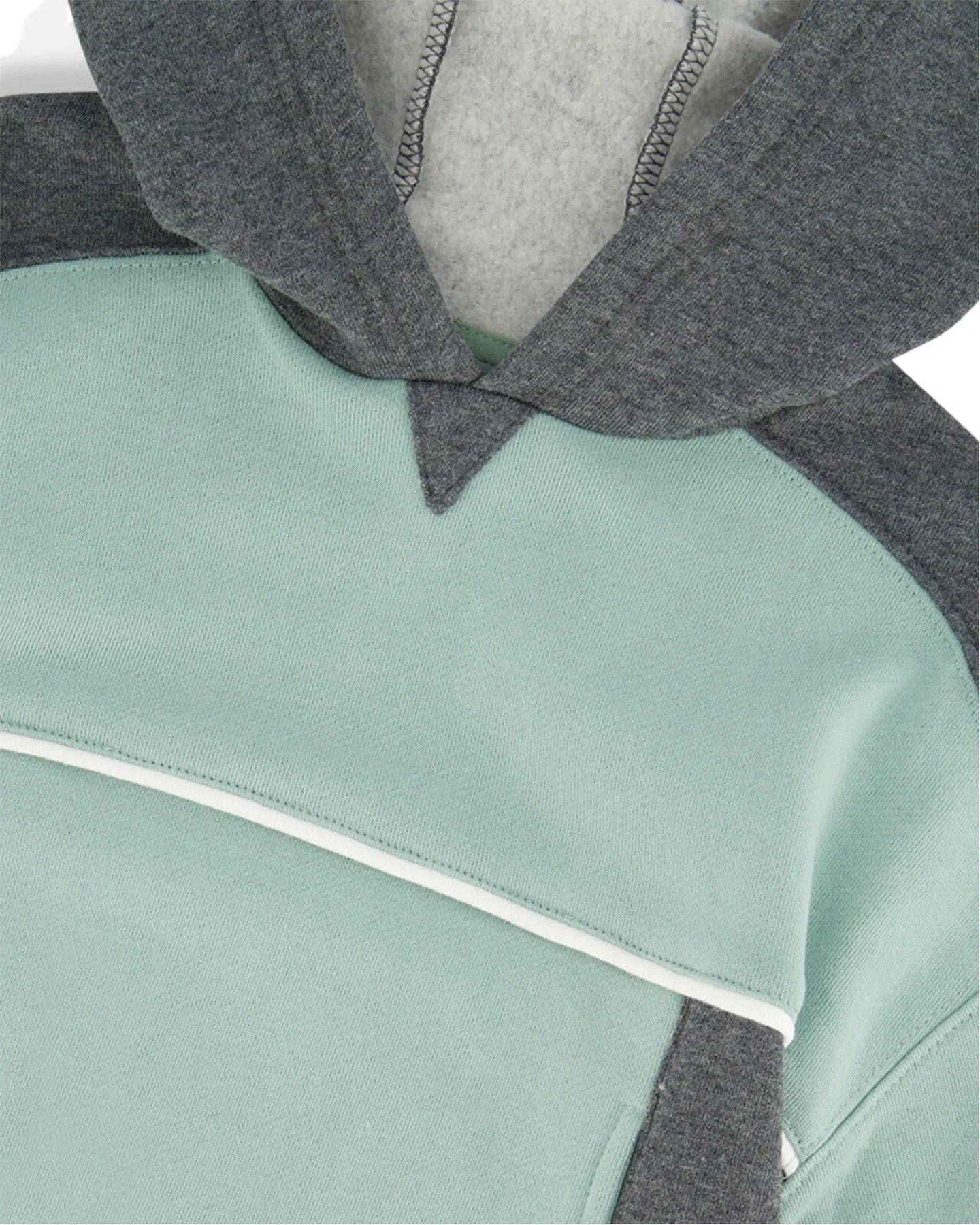 Hooded Fleece Sweatshirt with Contrast Rib - Little Boy|-|Chandail en molleton à capuchon avec bandes côtelées contrastées - Petit garçon sold by Altitude Sports product image thumbnail 4