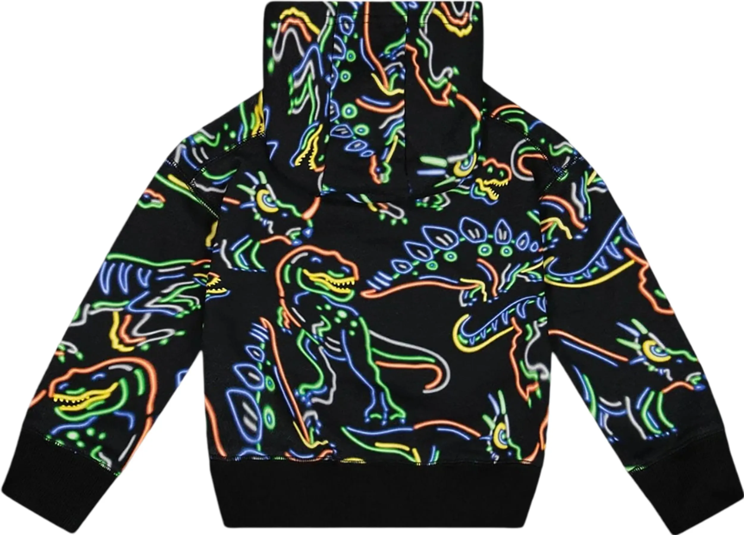 Printed Neon Dino Fleece Hooded Sweatshirt - Little Boy|-|Chandail en molleton à capuchon à imprimé de dinosaures néon - Petit garçon sold by Altitude Sports product image thumbnail 2