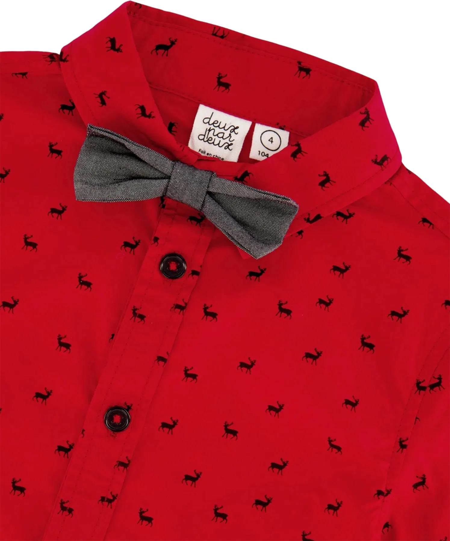 Printed Shirt with Bow Tie - Big Boy|-|Chemise imprimée avec noeud - Grand garçon sold by Altitude Sports product image thumbnail 3