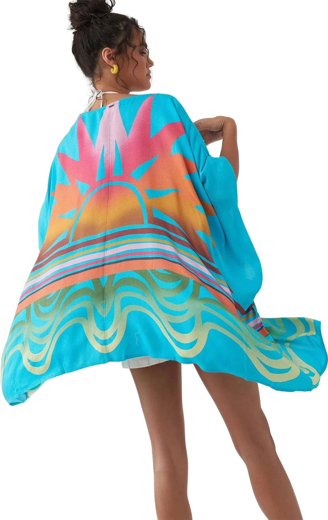 Carmelita Short Sleeve Woven Kimono Top - Women's|-|Haut kimono tissé à manches courtes Carmelita - Femme sold by Altitude Sports product image thumbnail 3