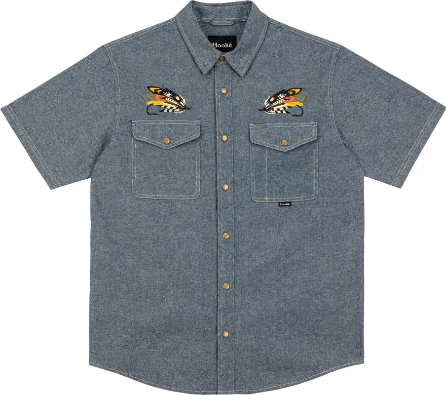 Salmon Fly Short Sleeve Shirt - Men's|-|Chemise à manches courtes Salmon Fly - Homme sold by Altitude Sports
