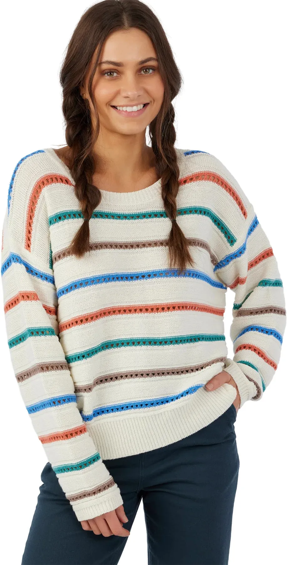 Lilah Long Sleeve Crew Neck Sweater - Women's|-|Chandail à col rond et manches longues Lilah - Femme sold by Altitude Sports