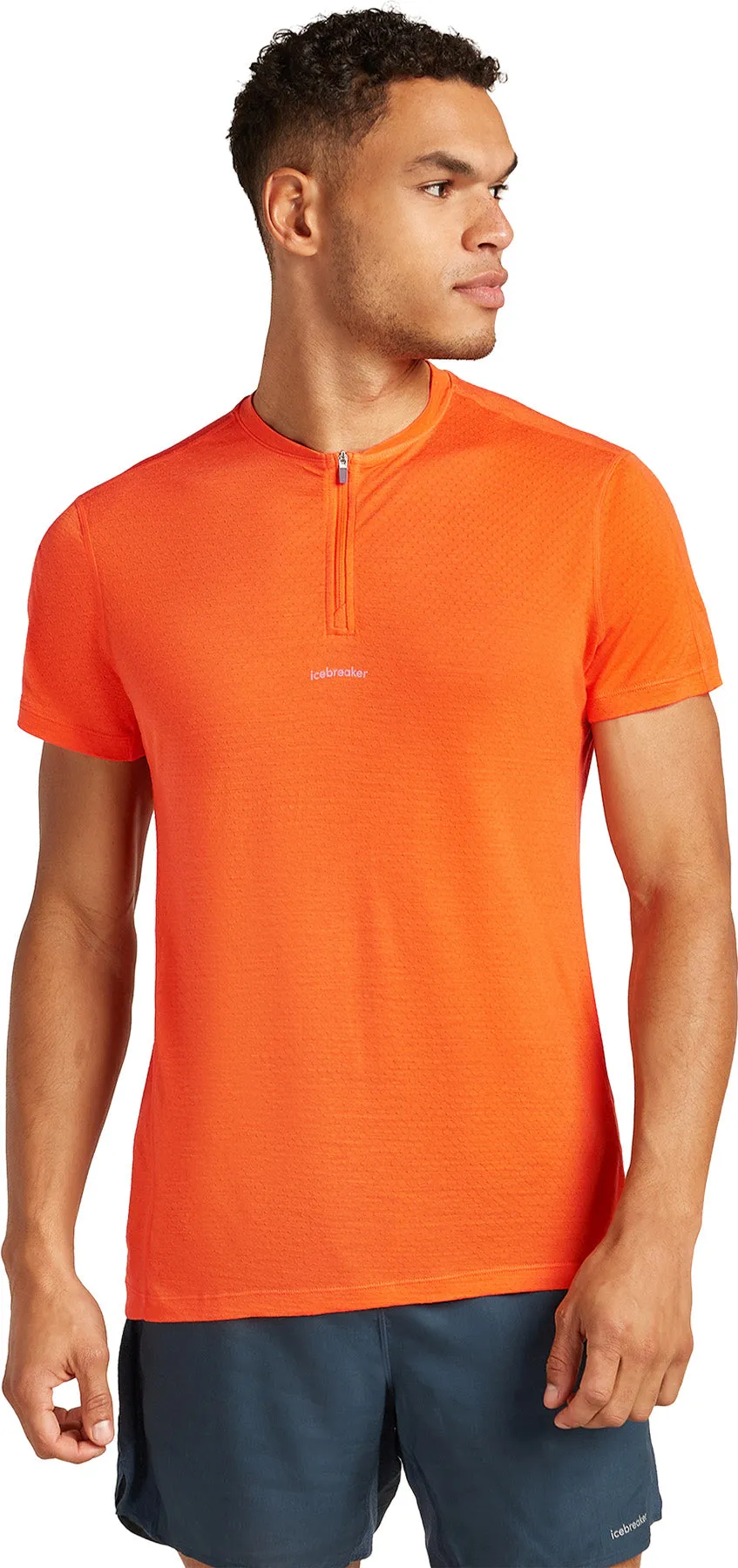 125 Cool-Lite Speed Merino Blend Short Sleeve Quarter-Zip Top - Men's|-|Haut à manches courtes à glissière 1/4 en mélange de mérinos 125 Cool-Lite Speed - Homme sold by Altitude Sports product image thumbnail 2