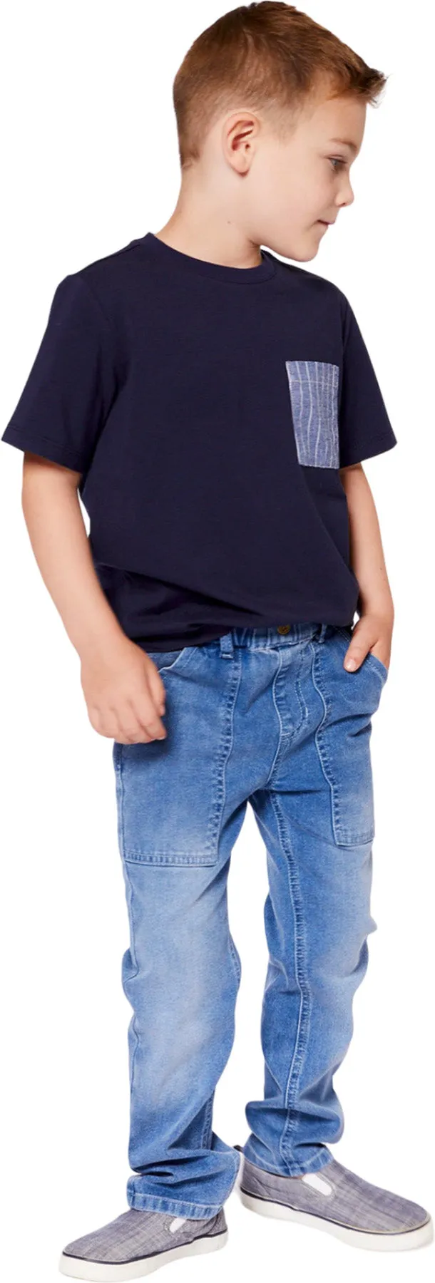 Short Sleeve T-Shirt with Pocket - Little Boy|-|T-shirt à manches courtes avec poche - Petit garçon sold by Altitude Sports product image thumbnail 3