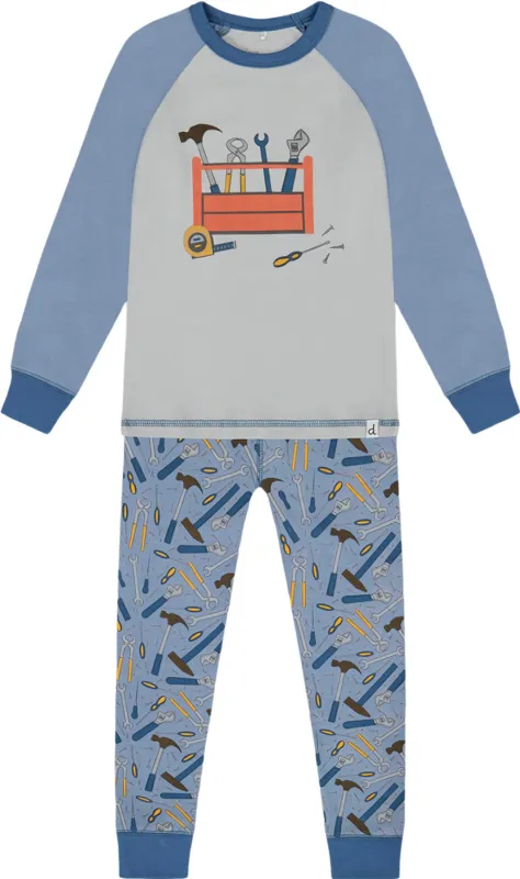 Long Sleeve Top and Pant Two-Piece Pajama Set - Little Boy|-|Ensemble de pyjama deux-pièces à manches longues et pantalon - Petit garçon made by deux par deux