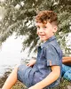 Printed Chambray Short Sleeve Shirt - Little Boy|-|Chemise à manches courtes en chambray imprimé - Petit garçon sold by Altitude Sports