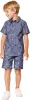 Printed Chambray Short Sleeve Shirt - Little Boy|-|Chemise à manches courtes en chambray imprimé - Petit garçon sold by Altitude Sports