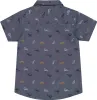 Printed Chambray Short Sleeve Shirt - Little Boy|-|Chemise à manches courtes en chambray imprimé - Petit garçon sold by Altitude Sports