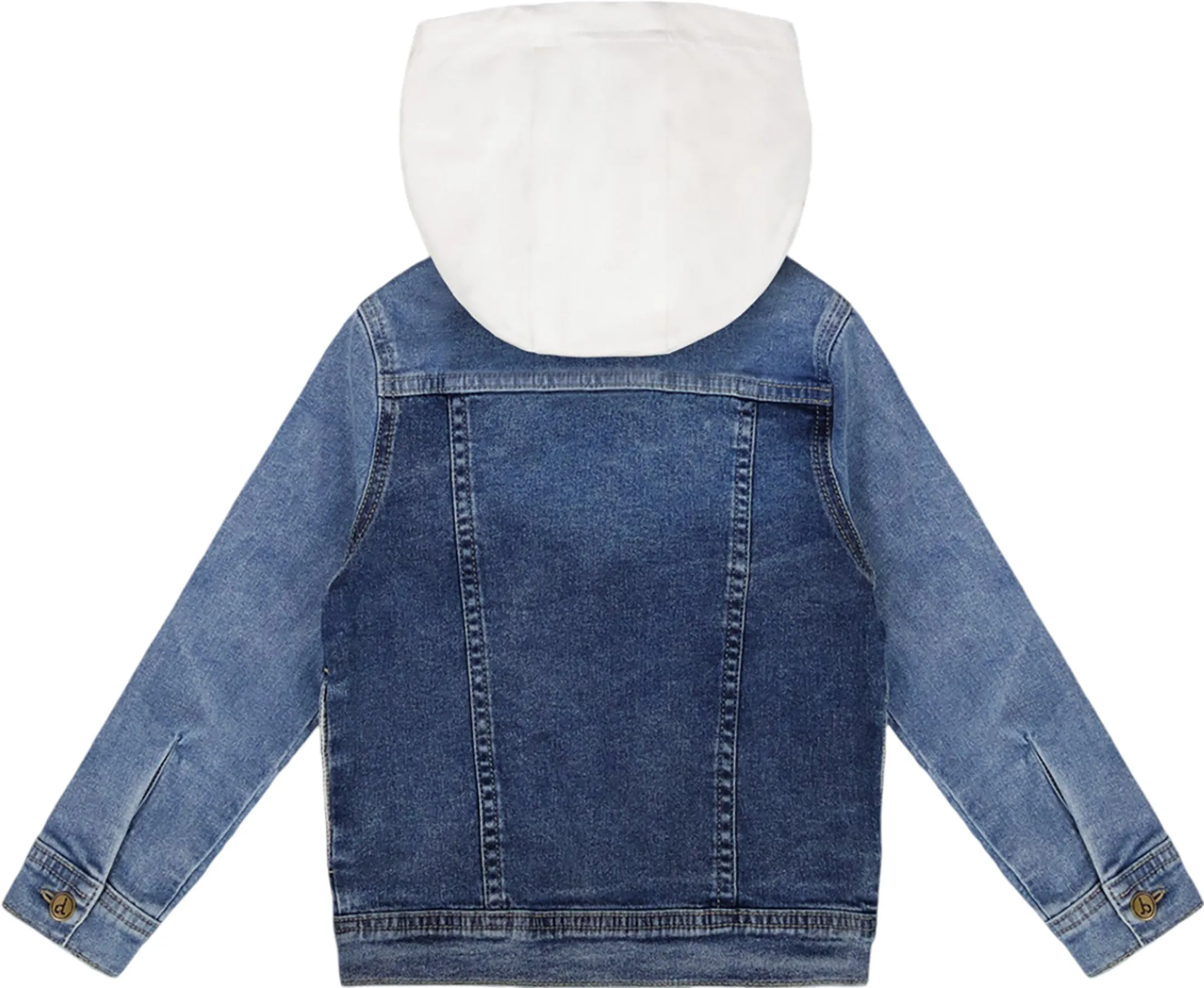 Denim Jacket with French Terry Hood - Little Boy|-|Manteau en denim avec capuchon en éponge française - Petit garçon sold by Altitude Sports product image thumbnail 2