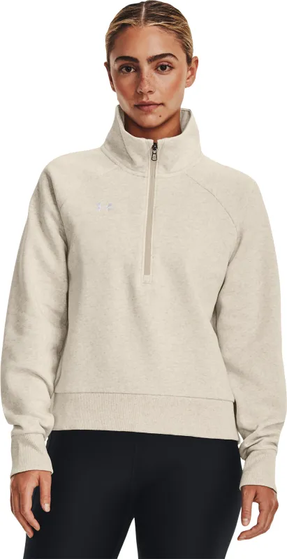 UA Rival Fleece ½ Zip Pullover - Women's|-|Chandail en molleton à demi-glissière UA Rival - Femme sold by Altitude Sports
