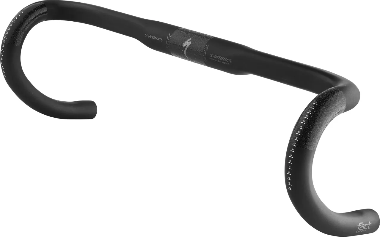 S-Works Shallow Bend Carbon Handlebar|-|Guidon en carbone S-Works Shallow Bend sold by Altitude Sports