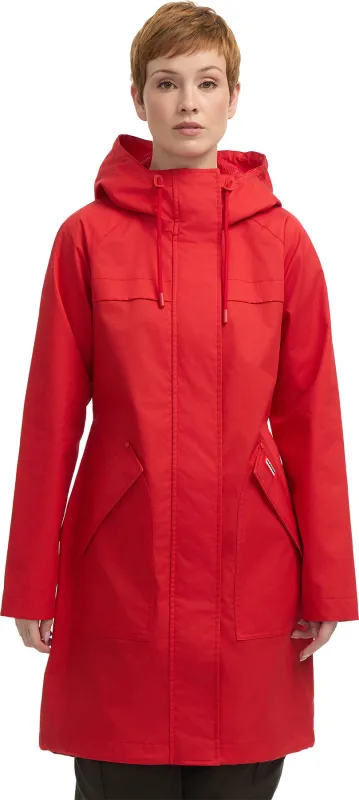 Jency Cotton High Low Hemline Rain Jacket - Women's |-|Manteau imperméable à ourlet asymétrique en coton Jency - Femme sold by Altitude Sports