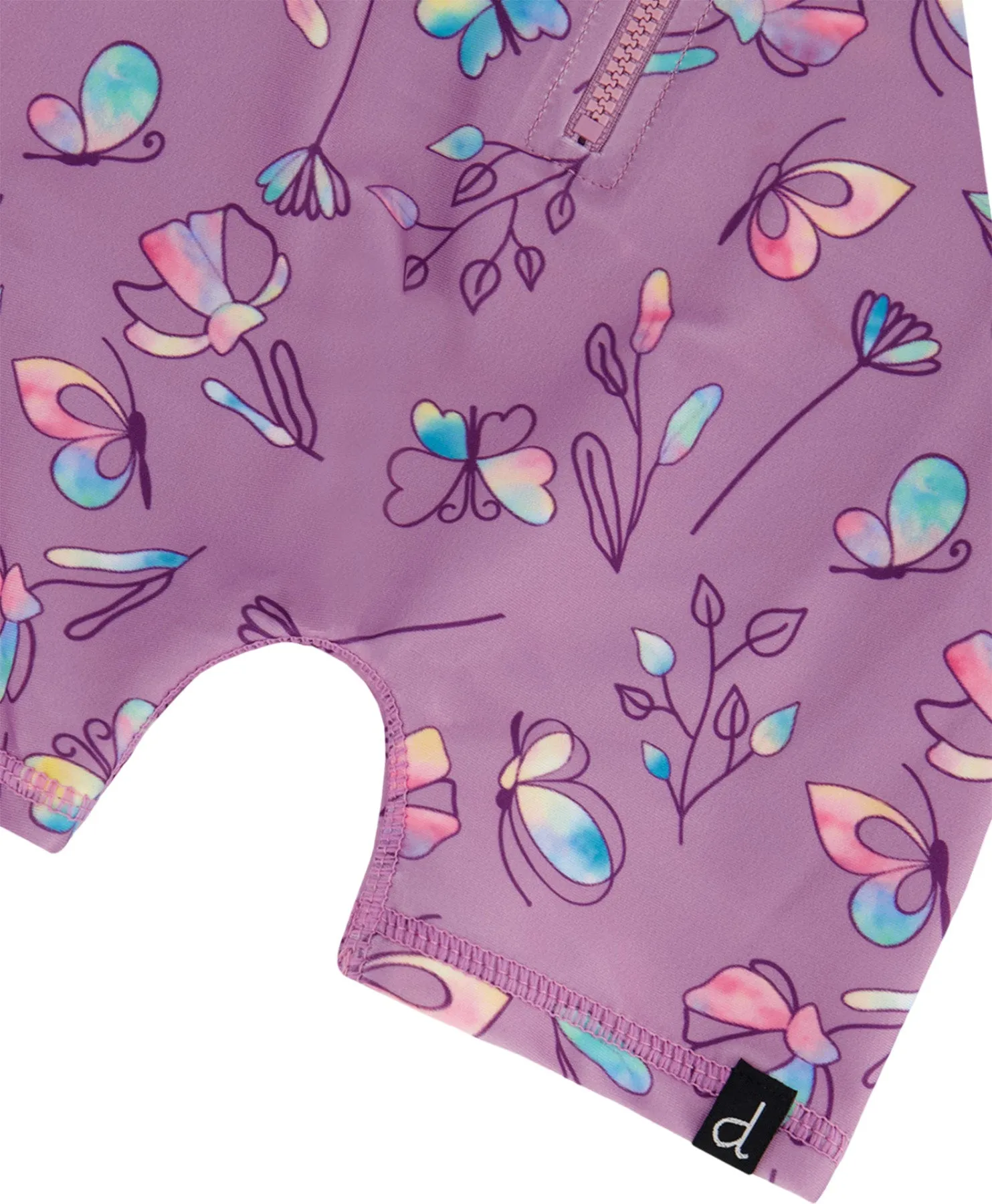 Printed Long Sleeve One-Piece Rashguard - Little Girl |-|Maillot de surf une-pièce à manches longues - Petite fille sold by Altitude Sports product image thumbnail 3