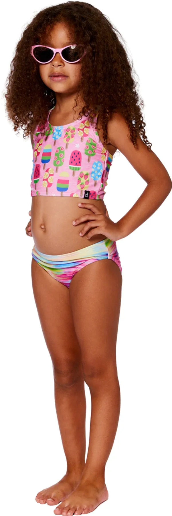 Multicolored Printed Two-Piece Swimsuit - Little Girl |-|Maillot de bain deux-pièces imprimé multicolore - Petite fille sold by Altitude Sports product image thumbnail 4