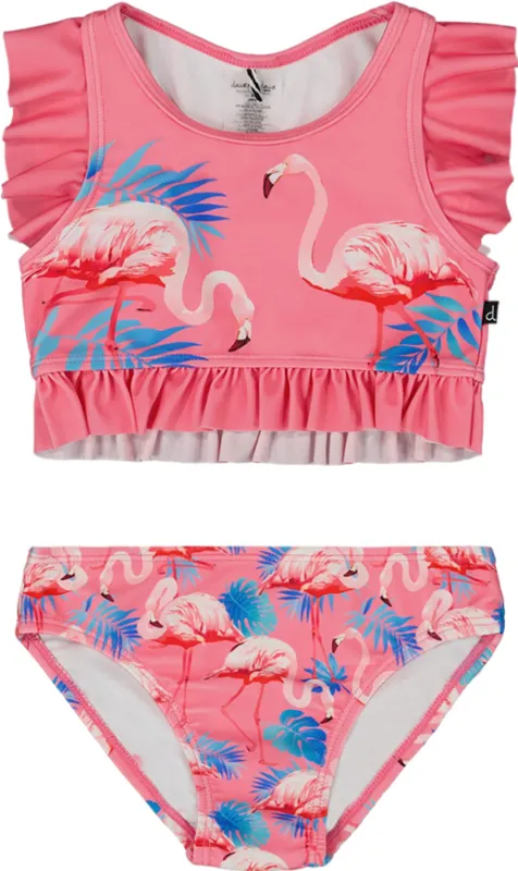 Printed Two-Piece Swimsuit with Frills - Big Girl|-|Maillot de bain deux-pièces à volants imprimé - Grande fille sold by Altitude Sports