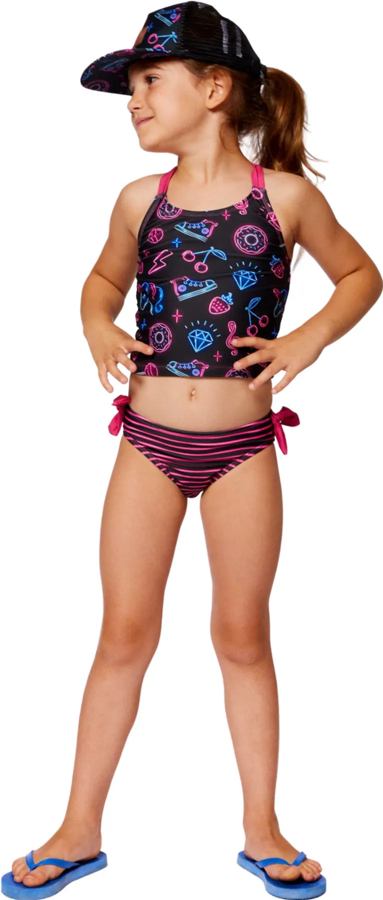 Tank Top Printed Two-Piece Swimsuit - Big Girl |-|Maillot de bain deux-pièces camisole imprimé - Grande fille sold by Altitude Sports product image thumbnail 3