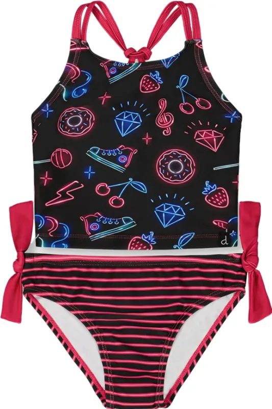 Tank Top Printed Two-Piece Swimsuit - Big Girl |-|Maillot de bain deux-pièces camisole imprimé - Grande fille sold by Altitude Sports