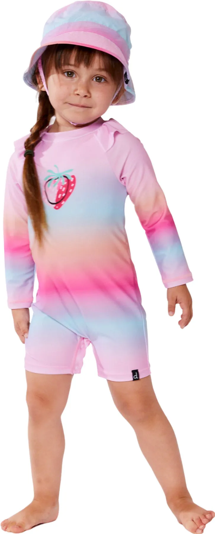 Long Sleeve One-Piece Rashguard - Little Girl |-|Maillot de surf une-pièce à manches longues - Petite fille sold by Altitude Sports product image thumbnail 3