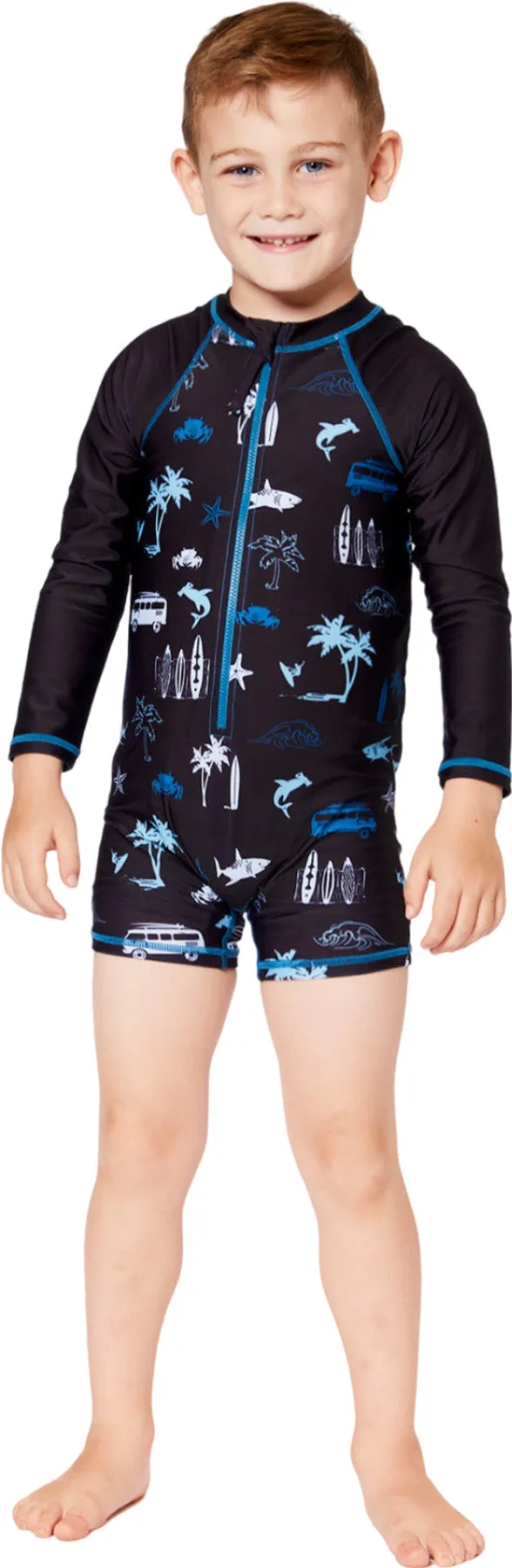 Printed Long Sleeve Rashguard - Little Boy
|-|Maillot de surf à manches longues imprimé - Petit garçon sold by Altitude Sports product image thumbnail 4