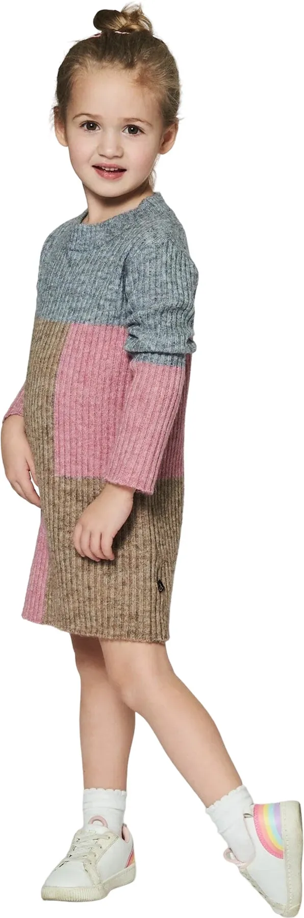 Colorblock Sweater Dress - Little Girl|-|Robe pull à couleurs contrastantes - Petite fille sold by Altitude Sports product image thumbnail 3