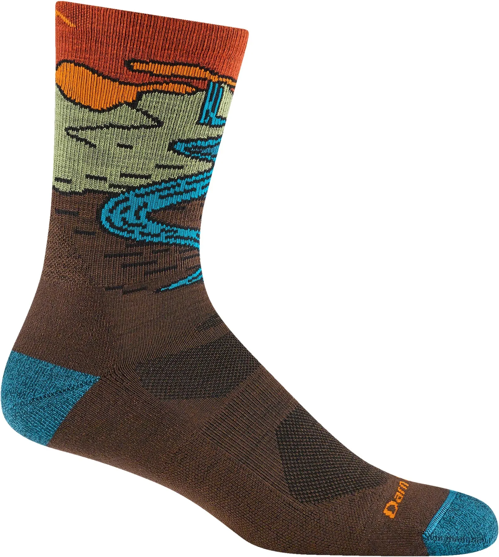 Chasing Waterfalls Cushioned Micro Crew Lightweight Hiking Socks - Men's|-|Chaussettes de randonnée ultralégère mi-mollet avec matelassage Chasing Waterfalls - Homme sold by Altitude Sports product image thumbnail 2