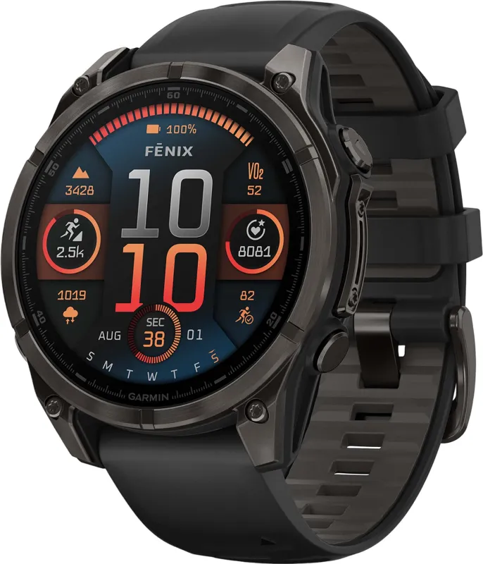 Fenix 8 Amoled Sapphire Watch 47mm|-|Montre Fenix 8 Amoled Sapphire 47mm made by Garmin