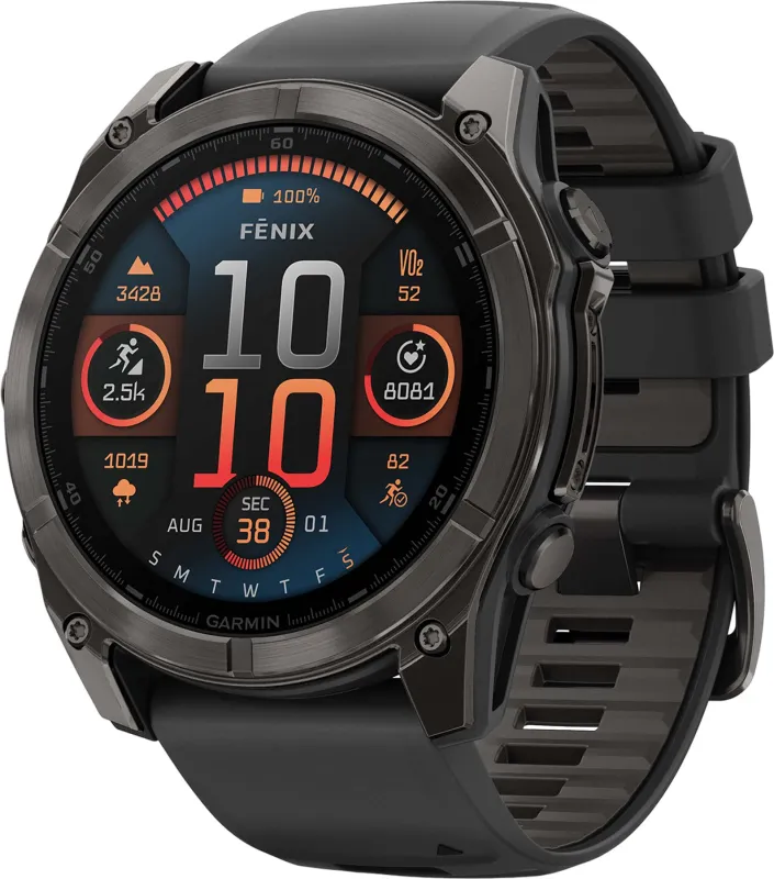 Fenix 8 Amoled Sapphire Watch 51mm|-|Montre Fenix 8 Amoled Sapphire 51mm made by Garmin