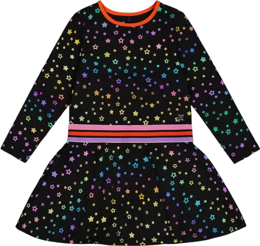 Foil Printed Stars Dress - Big Girl|-|Robe à imprimé d'étoiles métallisées - Grande fille sold by Altitude Sports