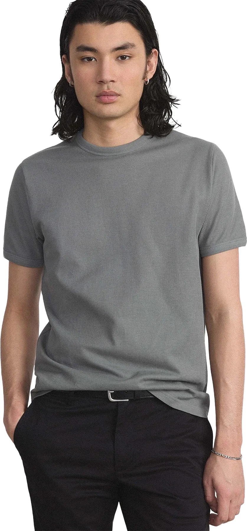 Short Sleeve Ribbed T-Shirt - Men's|-|T-shirt côtelé à manches courtes - Homme sold by Altitude Sports product image thumbnail 3
